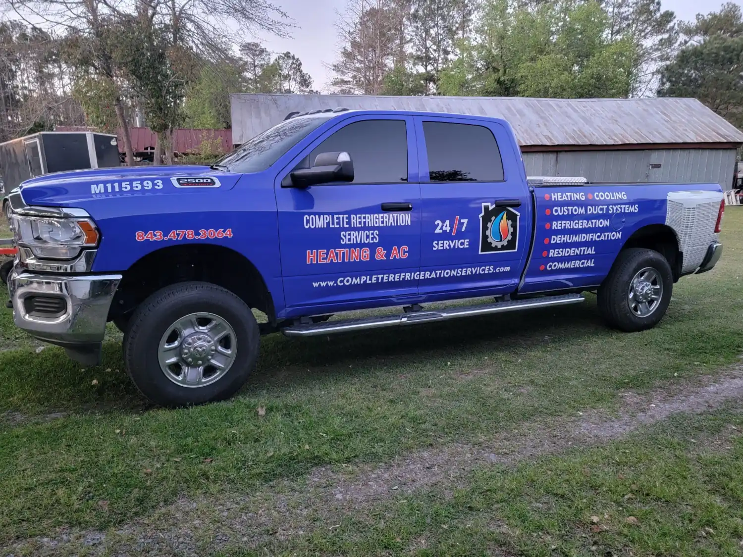 Complete Refrigeration Services van