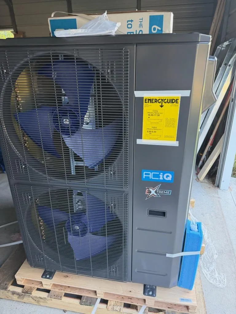 ACiQ heat pump installation in Cottageville, SC