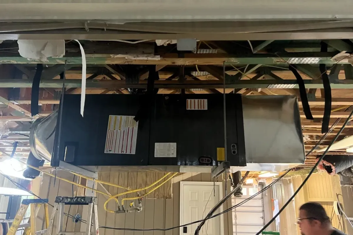 Commercial HVAC system installation and refrigeration checkup in Shell Point by Complete Refrigeration Services.